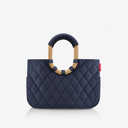 loopshopper M frame rhombus midnight gold loopshopper M Reisenthel
