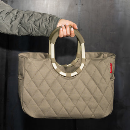 loopshopper M frame rhombus olive loopshopper M Reisenthel
