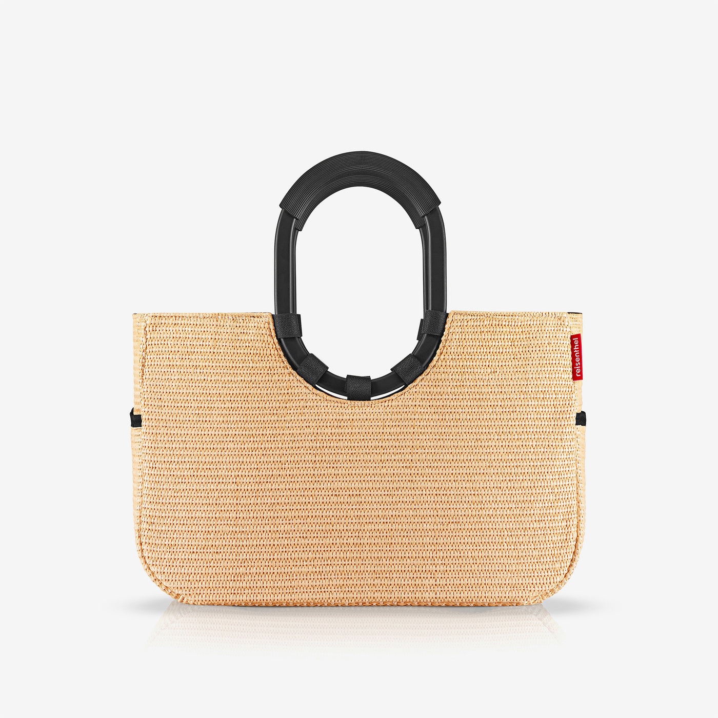 loopshopper M frame raffia black loopshopper M Reisenthel