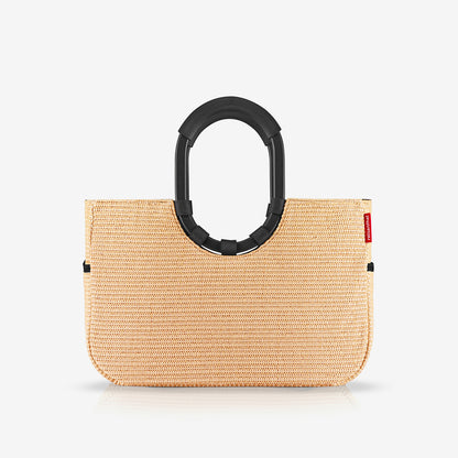 loopshopper M frame raffia black loopshopper M Reisenthel