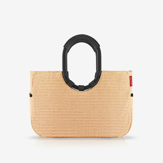 loopshopper M frame raffia black loopshopper M Reisenthel