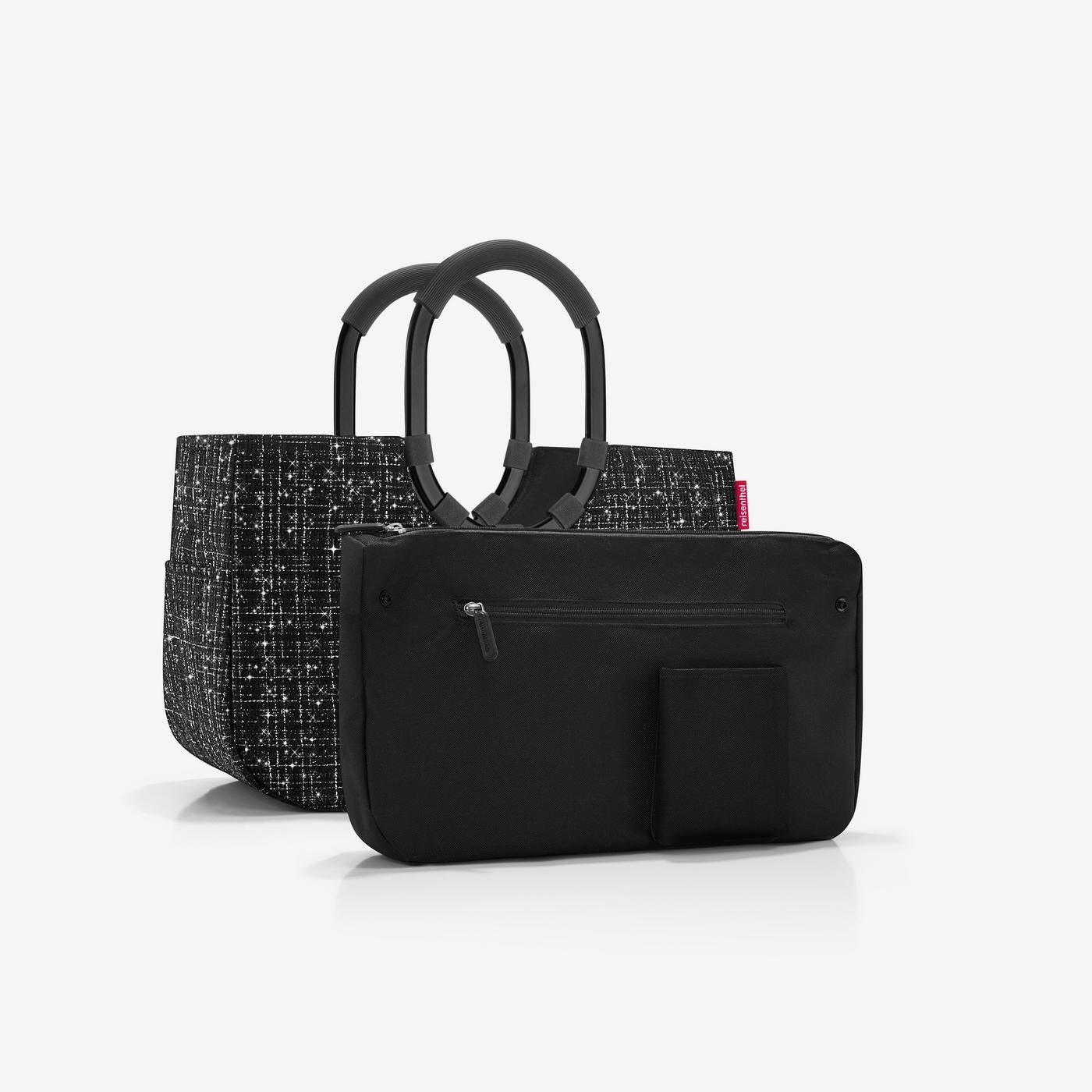 loopshopper M bouclé black loopshopper M Reisenthel