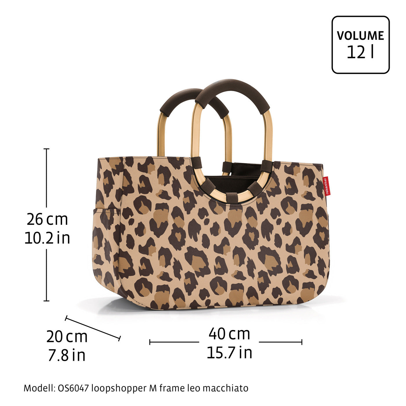 loopshopper M frame raffia black loopshopper M Reisenthel