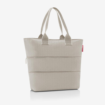 shopper e1 herringbone sand shopper e1 Reisenthel