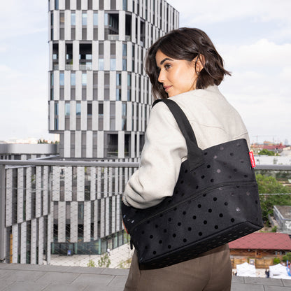 shopper e1 glossy dots black shopper e1 Reisenthel