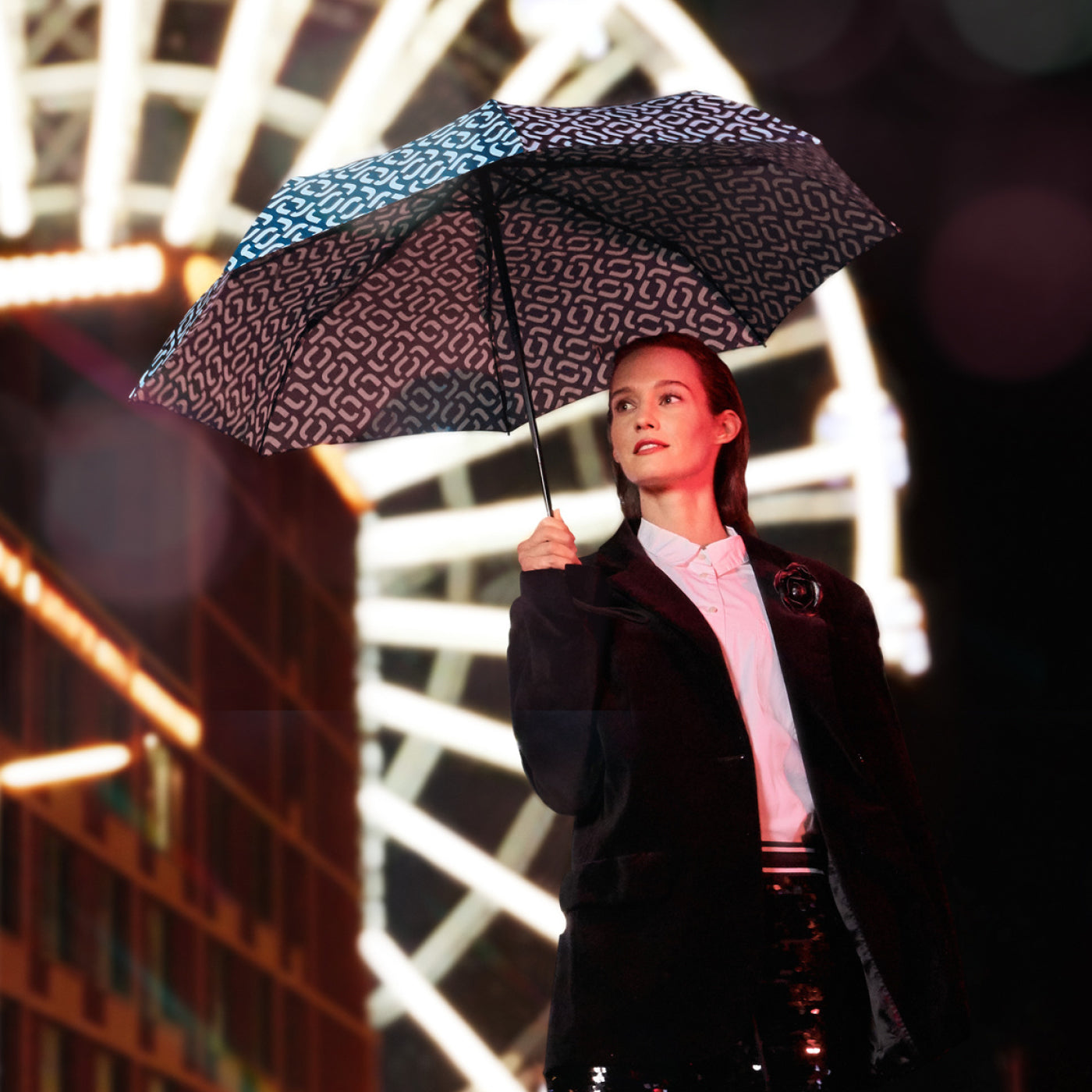 umbrella pocket duomatic signature navy umbrella pocket duomatic Reisenthel