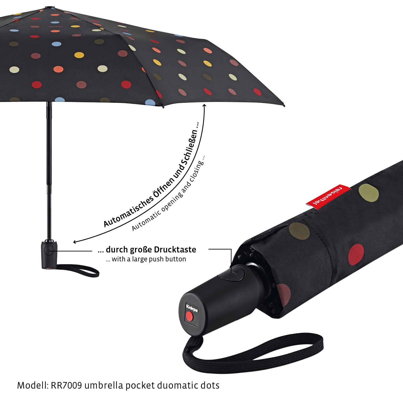 umbrella pocket duomatic dots umbrella pocket duomatic Reisenthel
