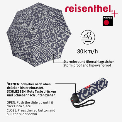 umbrella pocket classic signature navy umbrella pocket classic Reisenthel