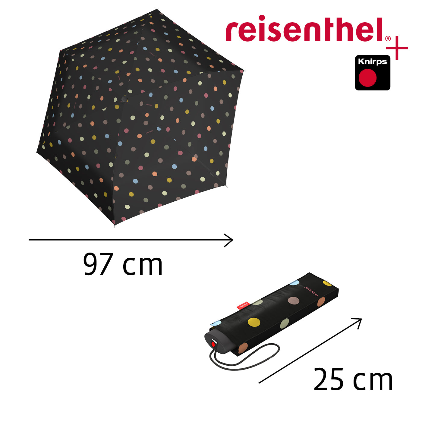 umbrella pocket mini dots umbrella pocket mini Reisenthel