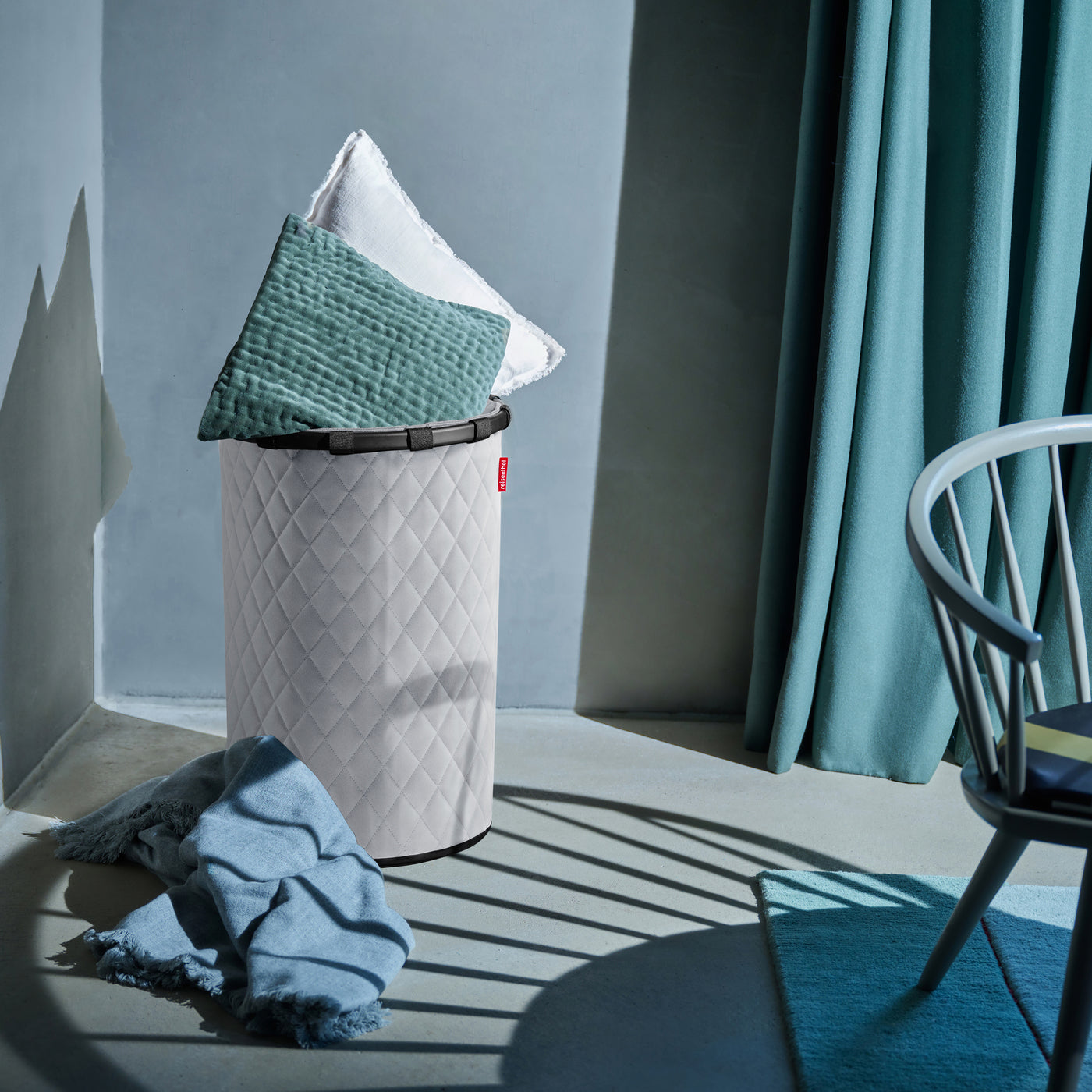 homebasket L frame rhombus light grey homebasket L Reisenthel