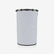 homebasket L frame rhombus light grey