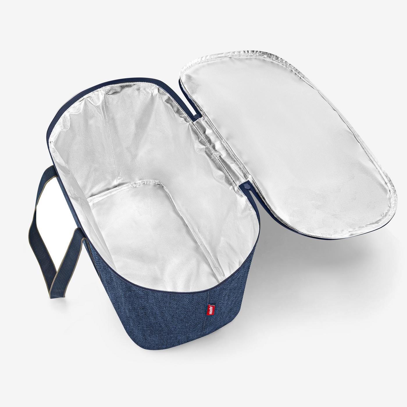coolerbag herringbone dark blue coolerbag Reisenthel