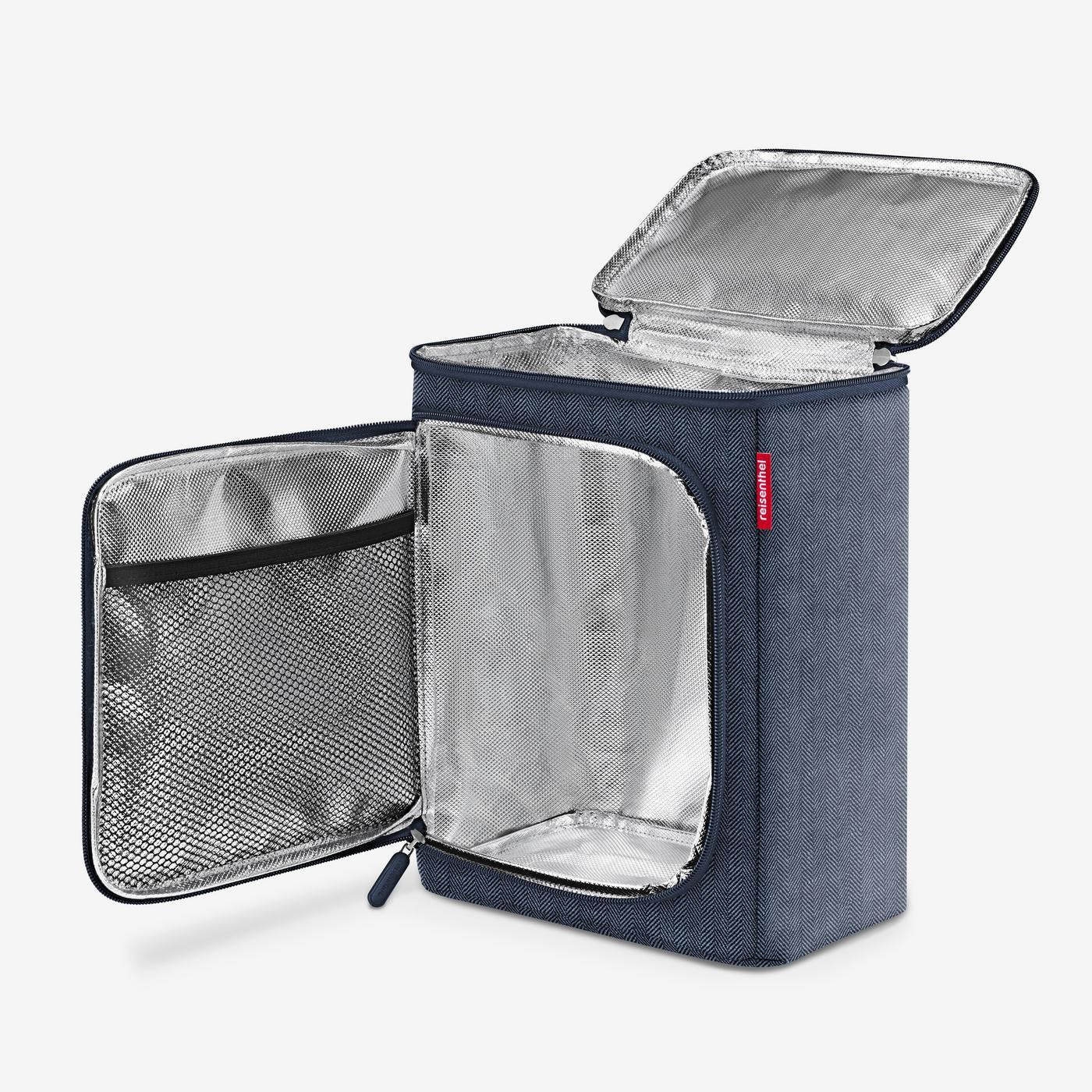 coolerbox herringbone dark blue coolerbox Reisenthel