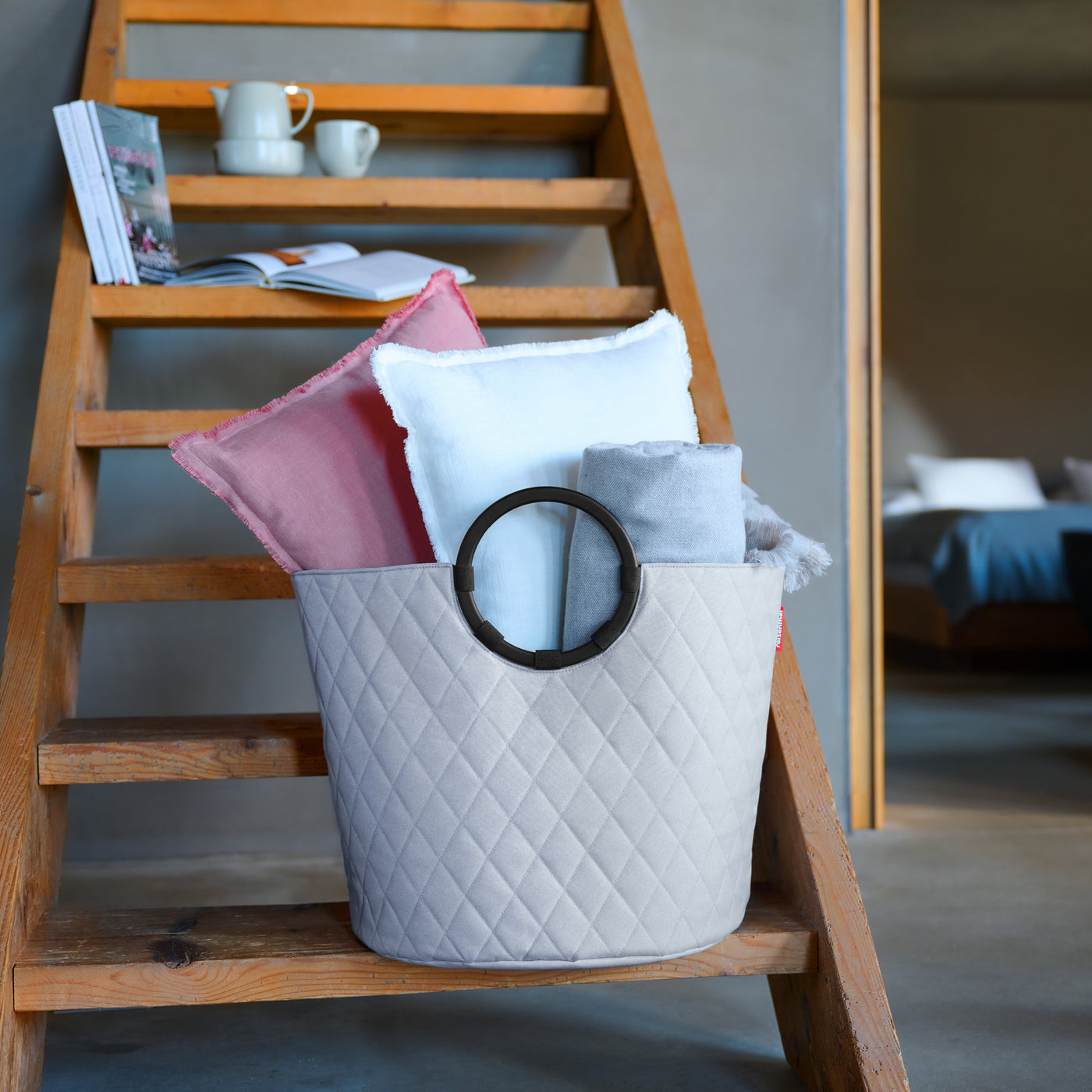 loophome S frame rhombus light grey loophome S Reisenthel
