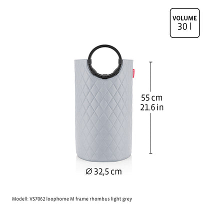 loophome M frame rhombus light grey loophome M Reisenthel