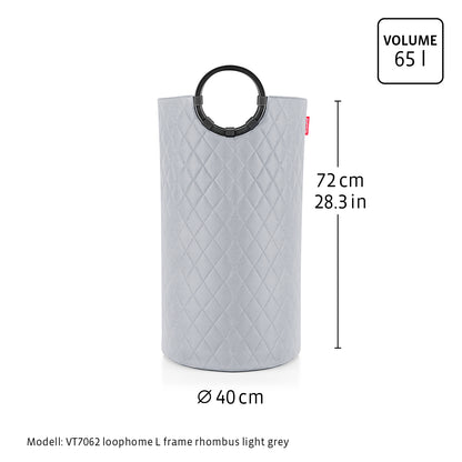 loophome L frame rhombus light grey loophome L Reisenthel