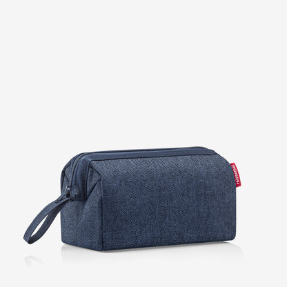 travelcosmetic herringbone dark blue travelcosmetic Reisenthel