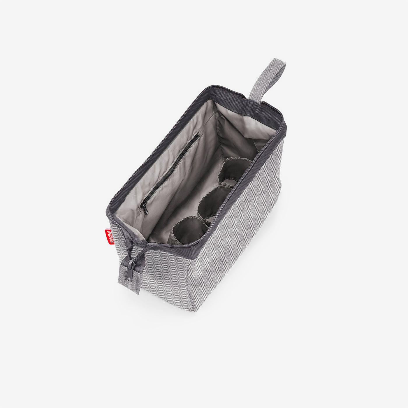 travelcosmetic herringbone grey travelcosmetic Reisenthel