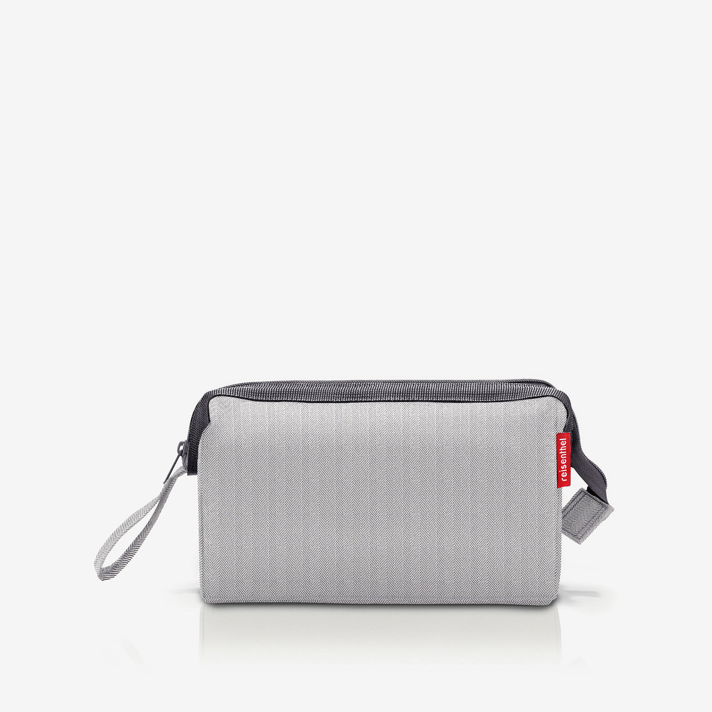 travelcosmetic herringbone grey travelcosmetic Reisenthel
