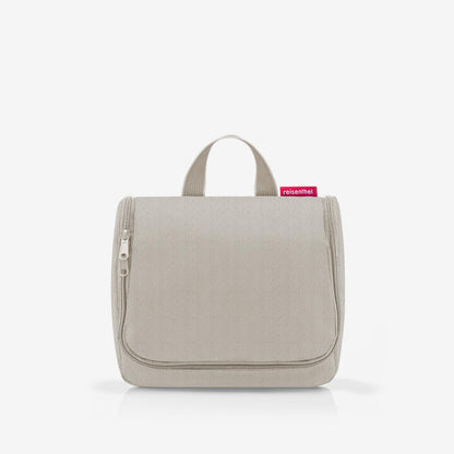 toiletbag herringbone sand toiletbag Reisenthel