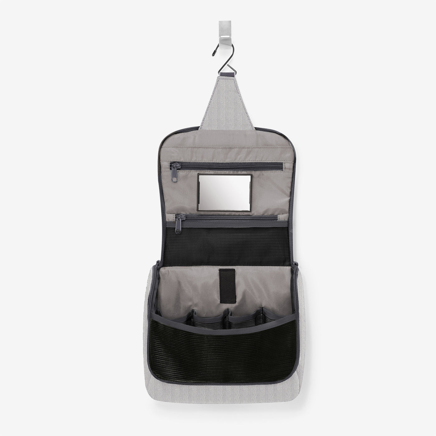 toiletbag herringbone grey toiletbag Reisenthel