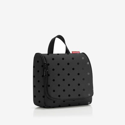 toiletbag glossy dots black toiletbag Reisenthel