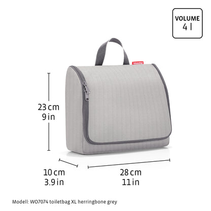 toiletbag XL herringbone dark blue toiletbag XL Reisenthel