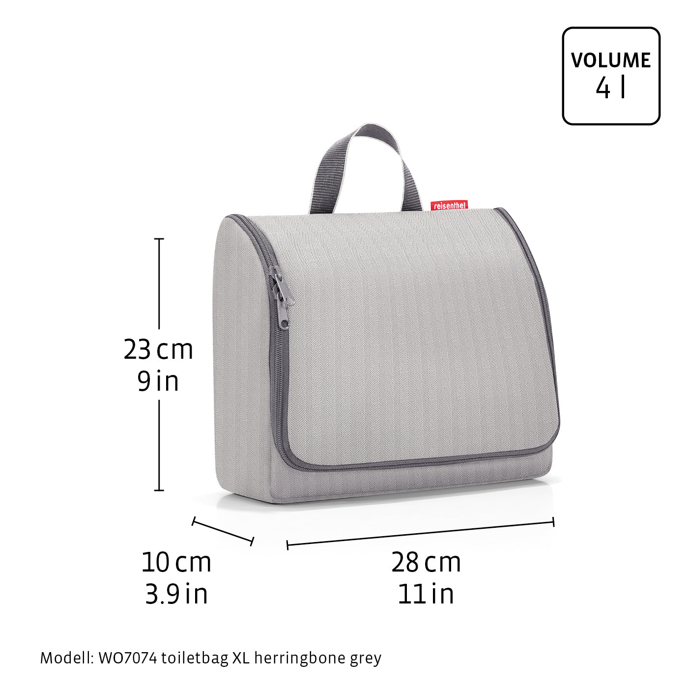 toiletbag XL mesh black toiletbag XL Reisenthel