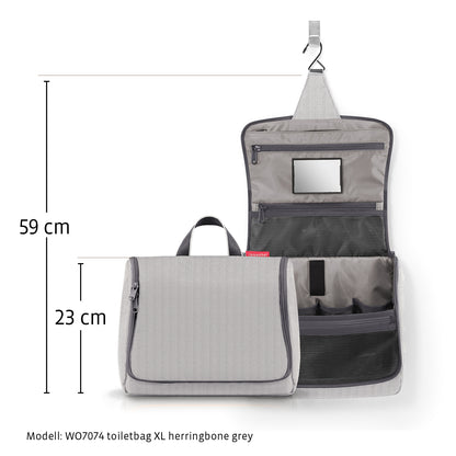 toiletbag XL mesh black toiletbag XL Reisenthel