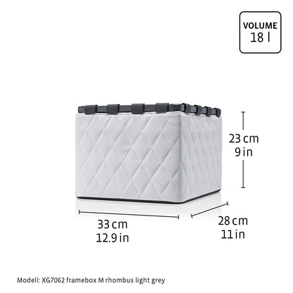 framebox M frame rhombus black framebox M Reisenthel