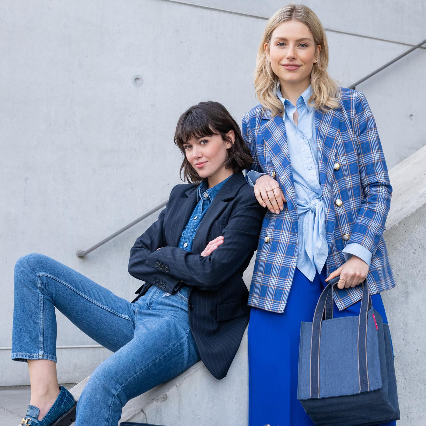 bottlebag herringbone dark blue bottlebag Reisenthel