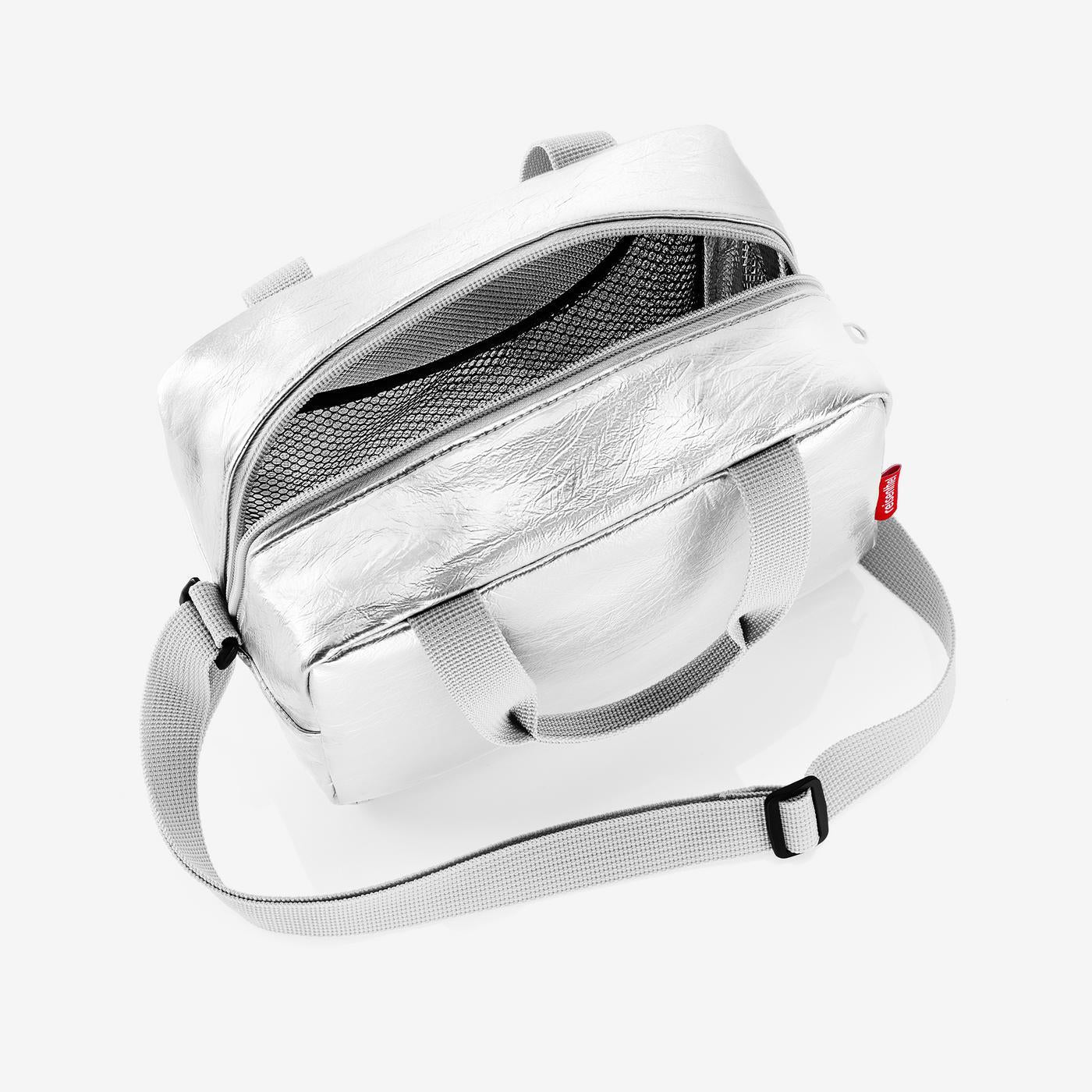 coolerbag to-go silver crackle coolerbag to-go Reisenthel