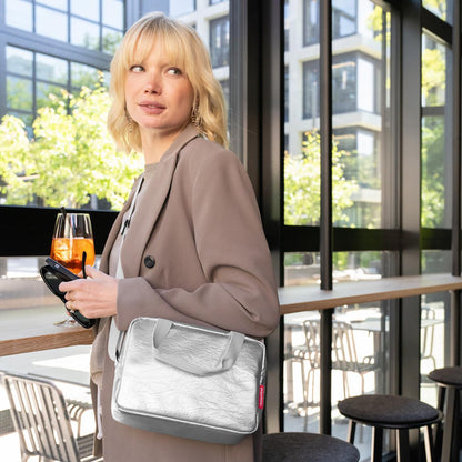 coolerbag to-go silver crackle coolerbag to-go Reisenthel