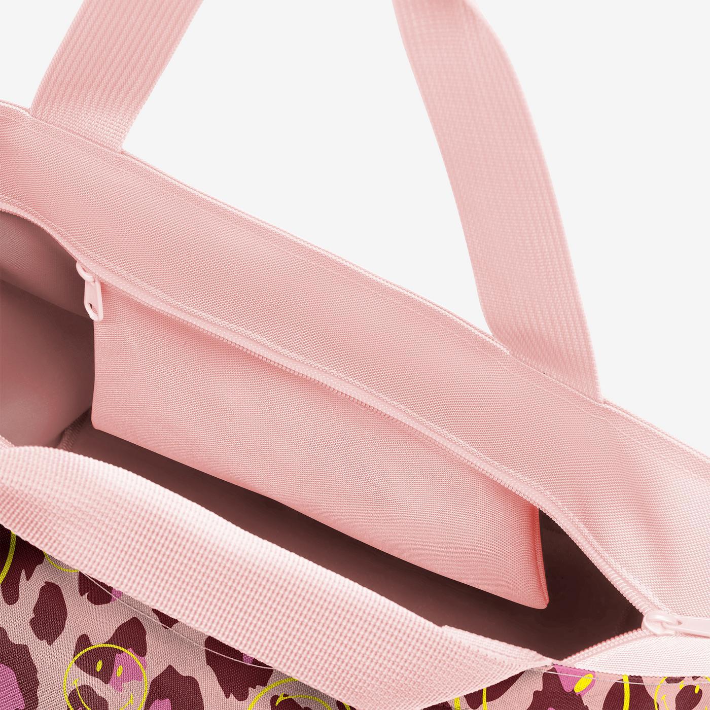 shopper M smiley leo blush shopper M Reisenthel