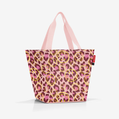 shopper M smiley leo blush shopper M Reisenthel