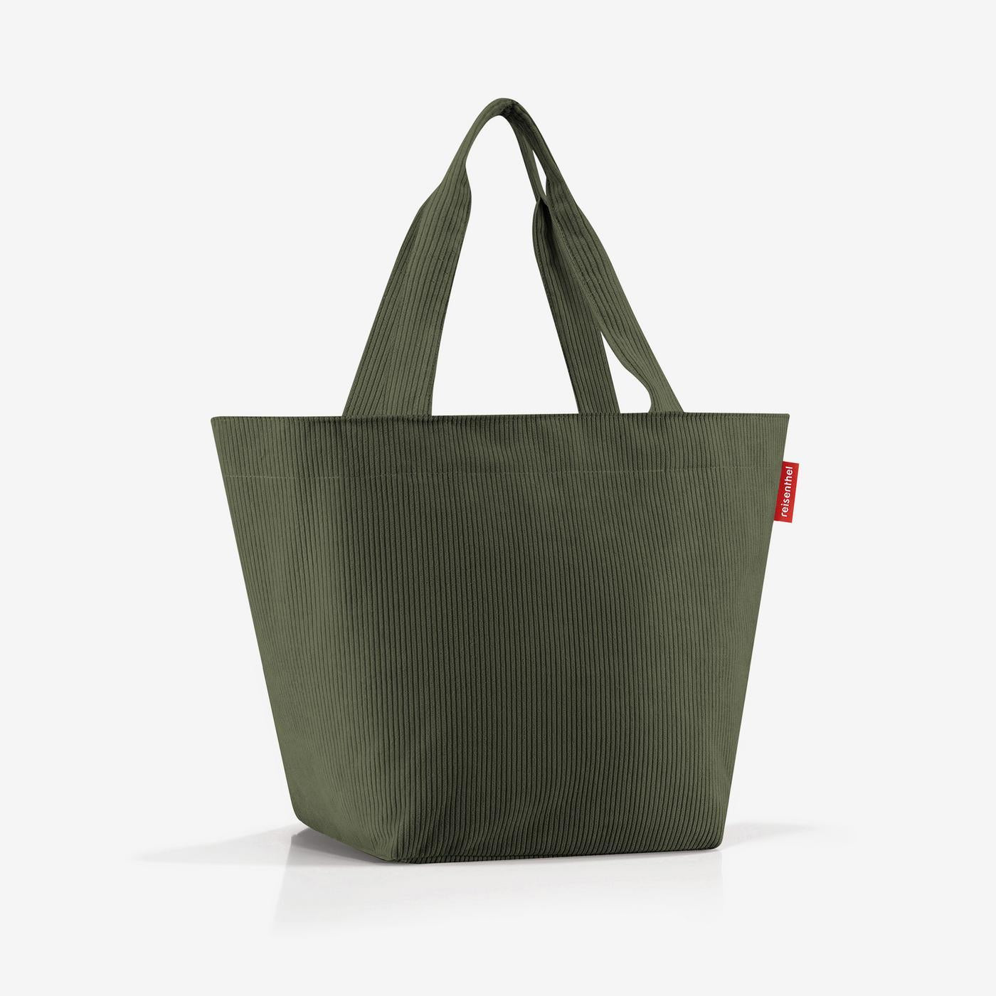 shopper M cord dark matcha shopper M Reisenthel
