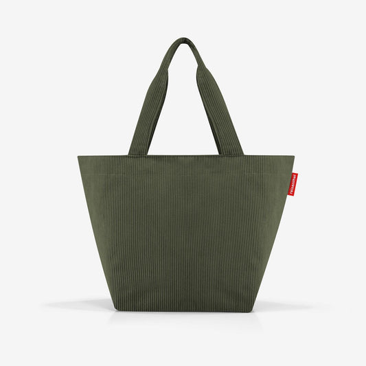 shopper M cord dark matcha shopper M Reisenthel