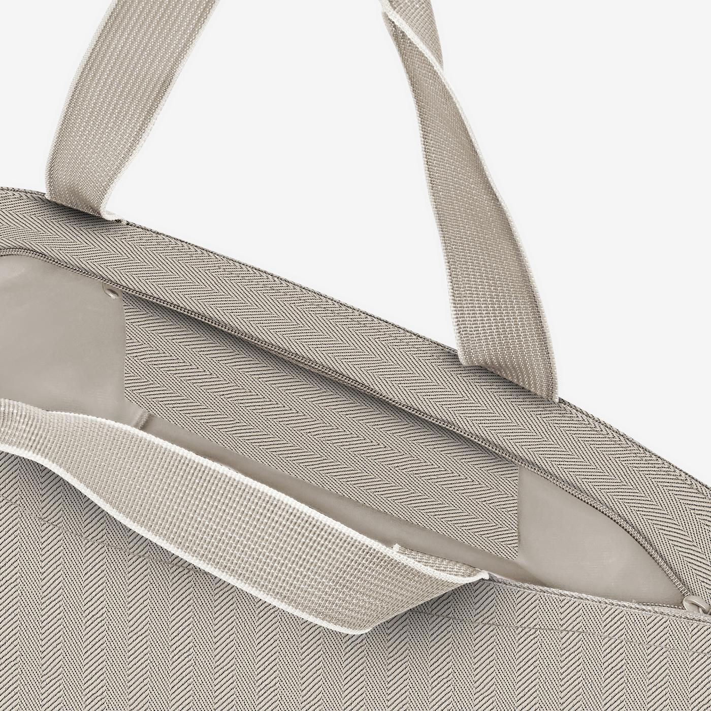 shopper M herringbone sand shopper M Reisenthel