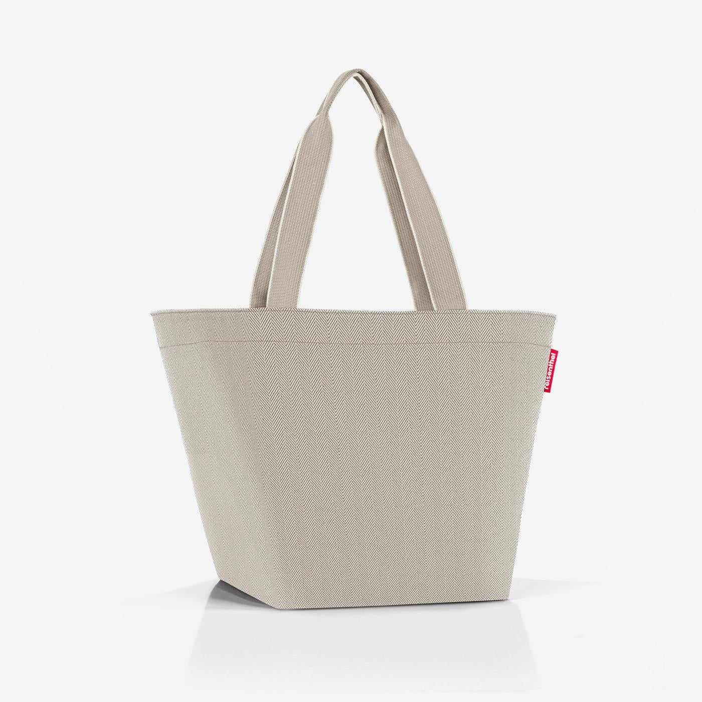 shopper M herringbone sand shopper M Reisenthel