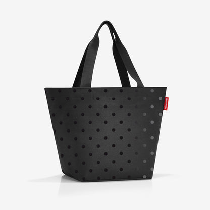 shopper M glossy dots black shopper M Reisenthel