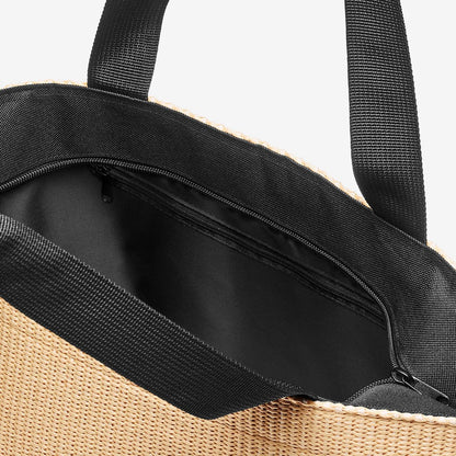 shopper M raffia black shopper M Reisenthel