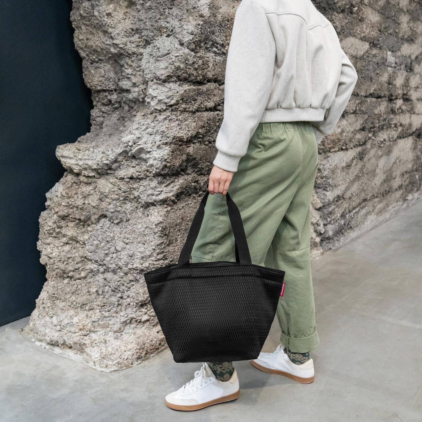 shopper M mesh black shopper M Reisenthel