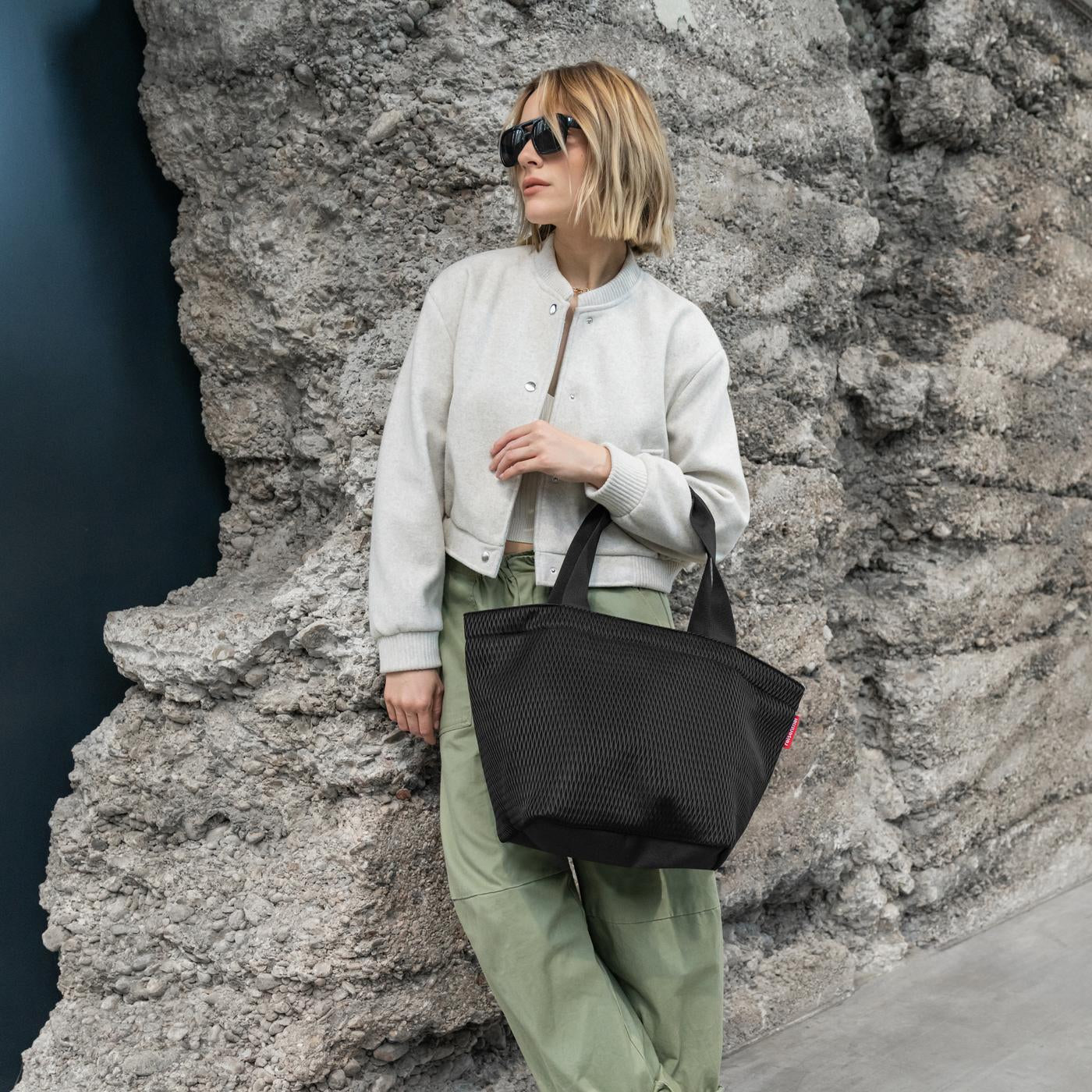 shopper M mesh black shopper M Reisenthel