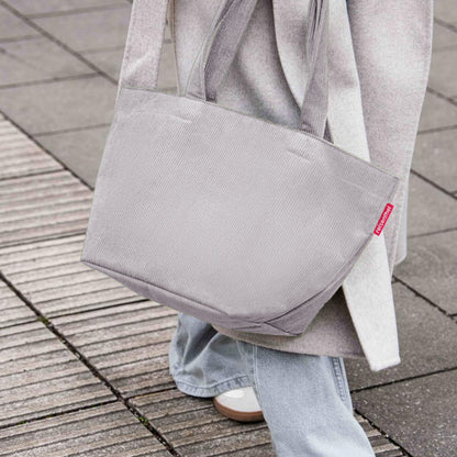 shopper M cord grey shopper M Reisenthel