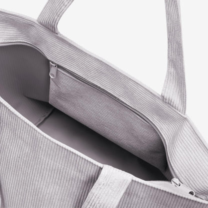 shopper M cord grey shopper M Reisenthel