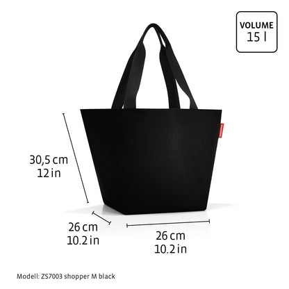 shopper M raffia blue shopper M Reisenthel