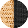 frame raffia black